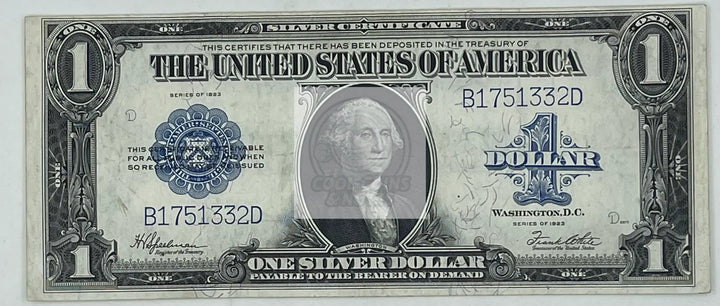 1923 "Horse Blanket" $1 Silver Certificate Blue Seal Fr.# 237 Banknote - Cool Coins & Notes