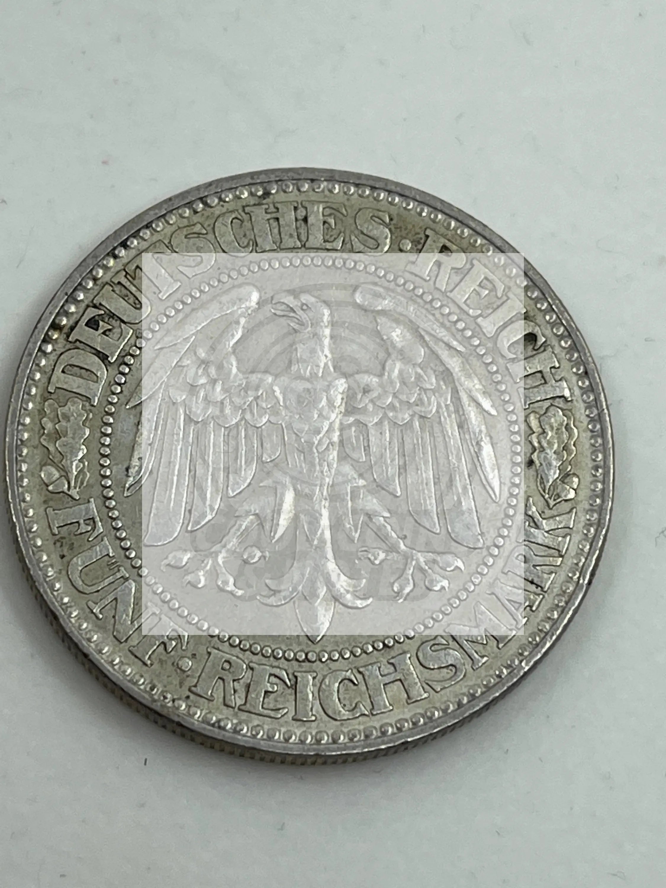 1928 A Germany 5 Marks Oak Tree - Cool Coins & Notes