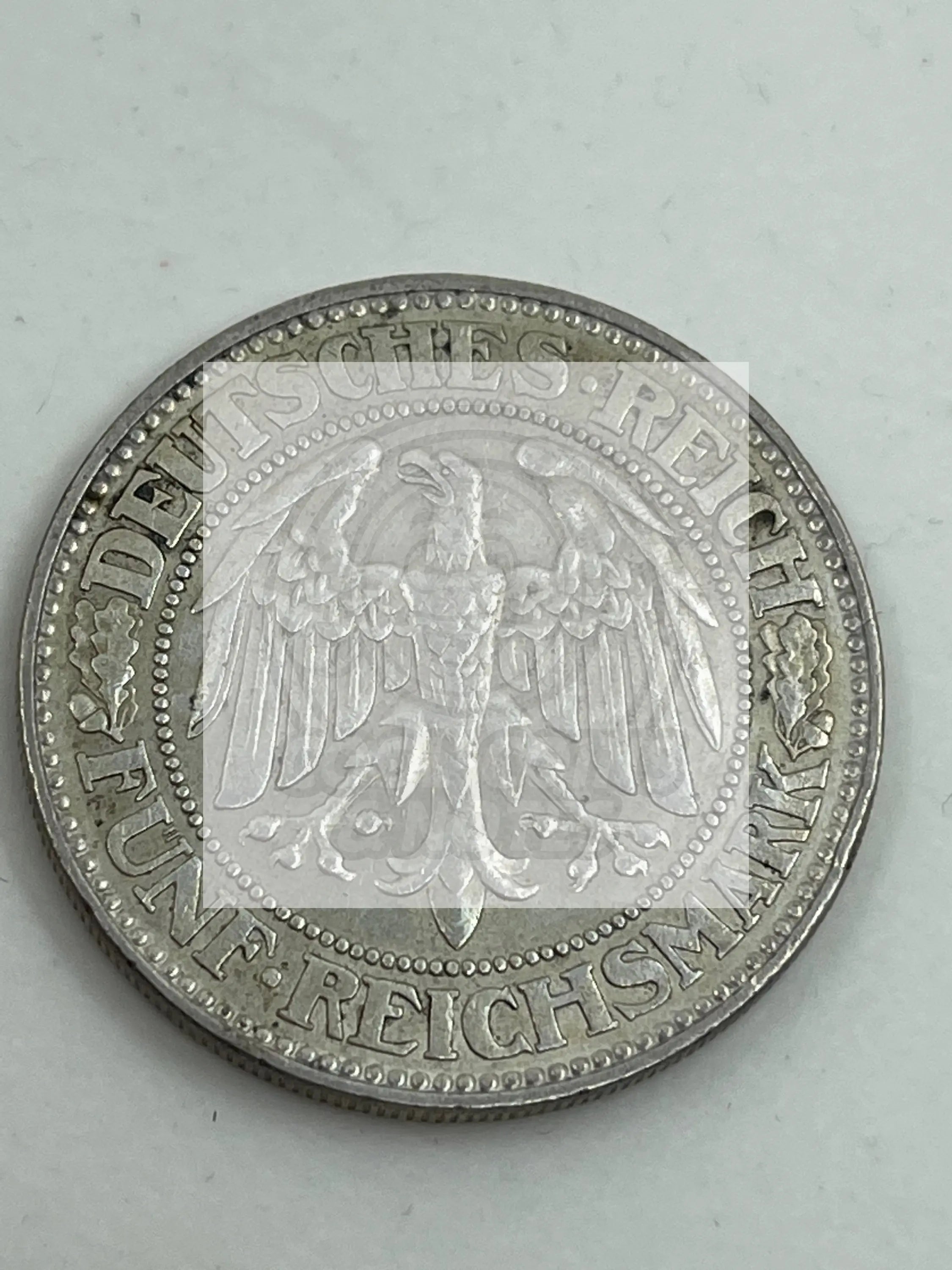 1928 A Germany 5 Marks Oak Tree - Cool Coins & Notes