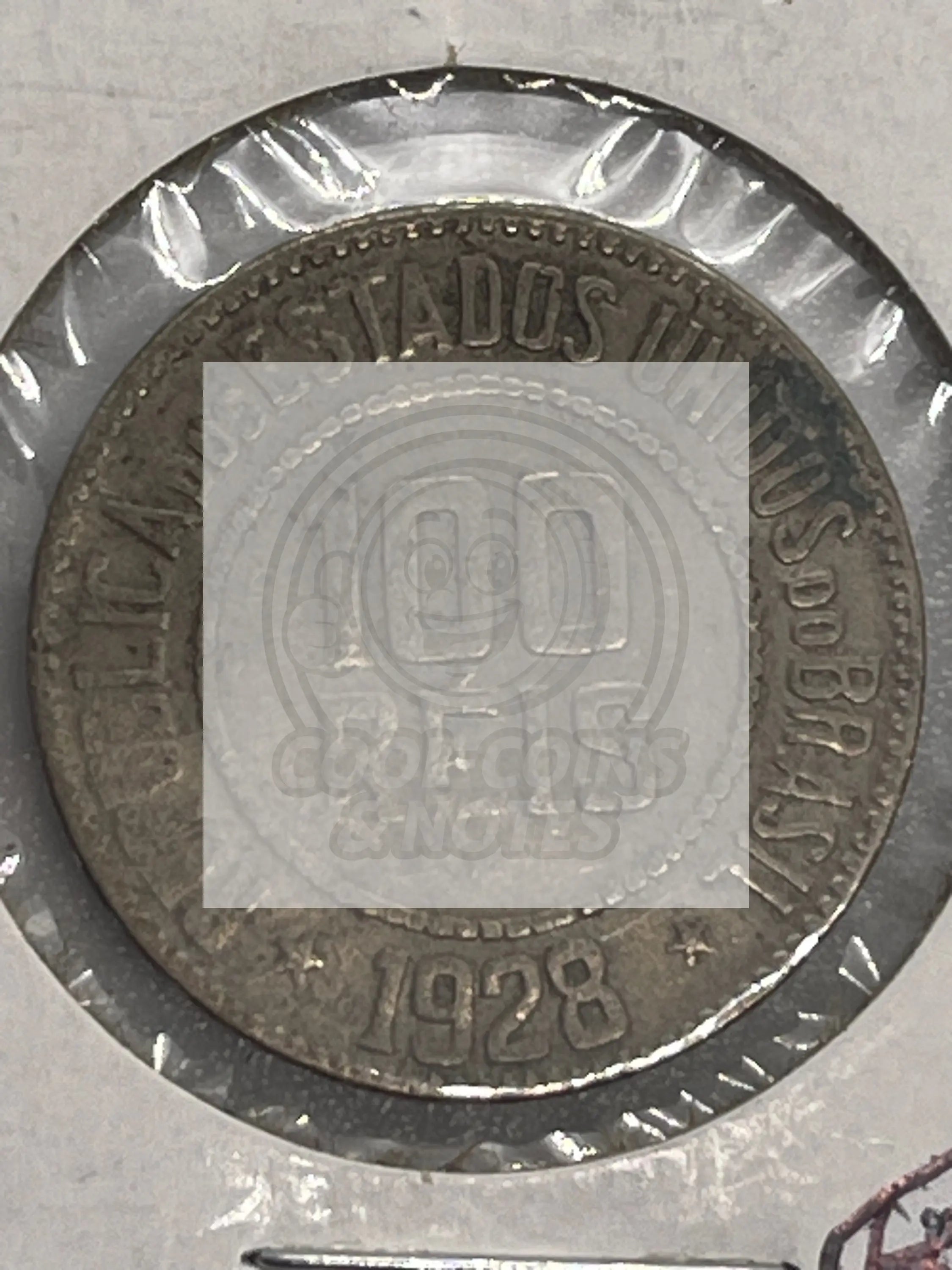1928 Brazil 100 Reis KM# 518 Coin - Cool Coins & Notes