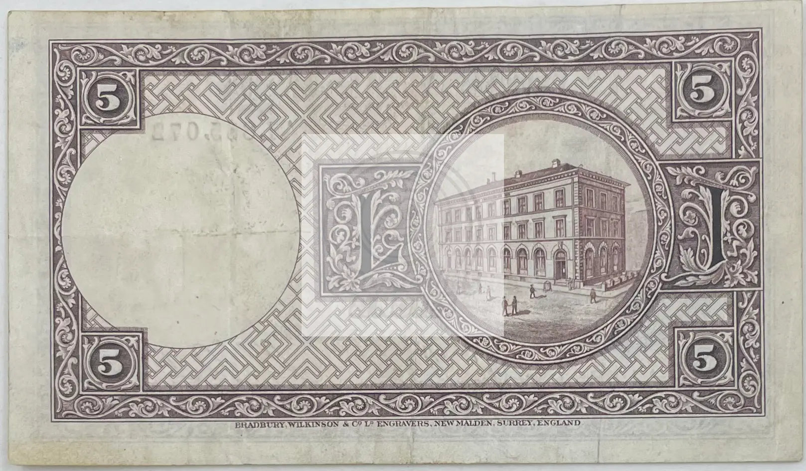 1928 Iceland  5 Kronur  P-27b.1, Used World Banknote - Cool Coins & Notes