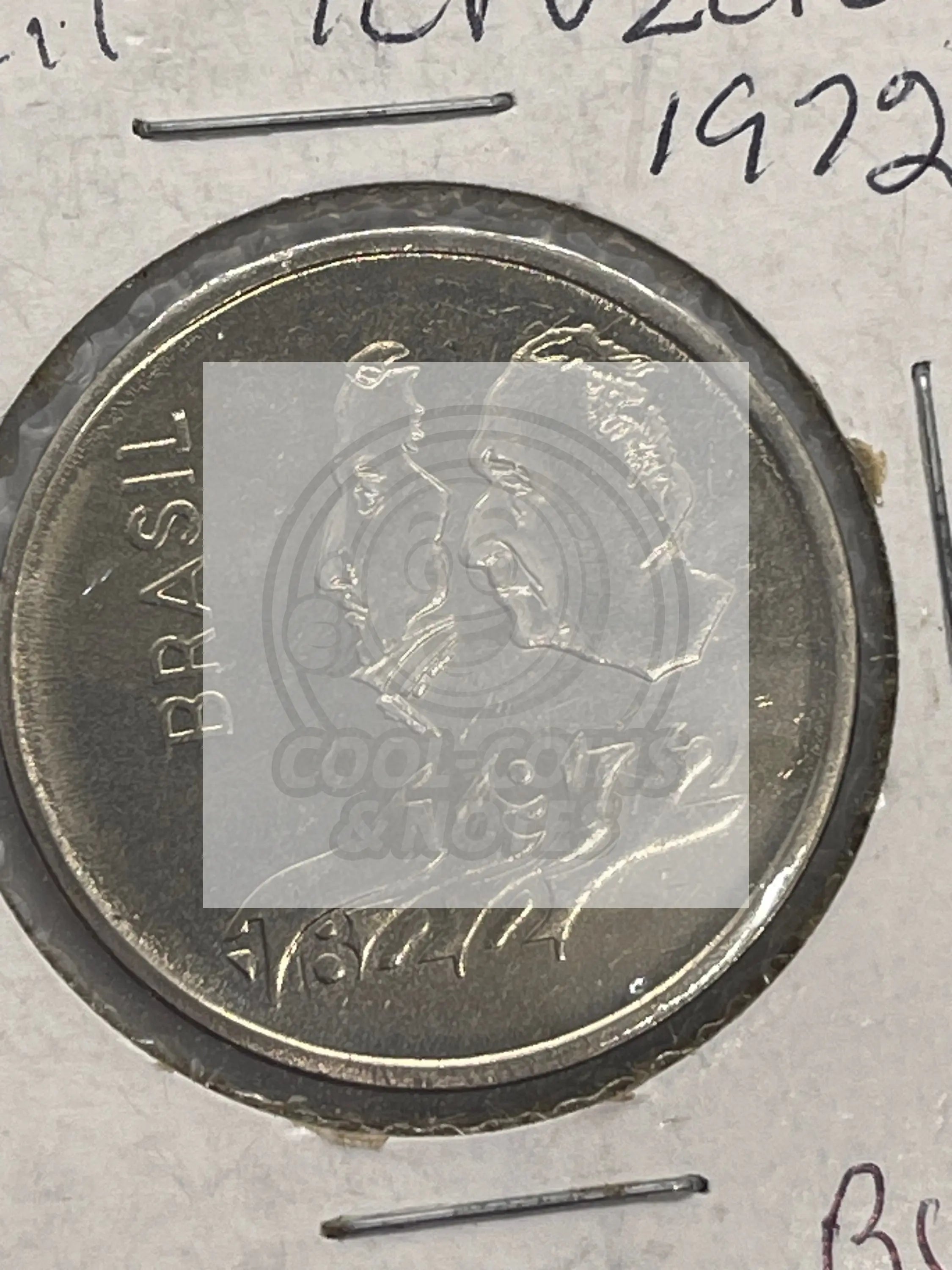 1930 Brazil 100 Reis KM# 518 Coin BU - Cool Coins & Notes