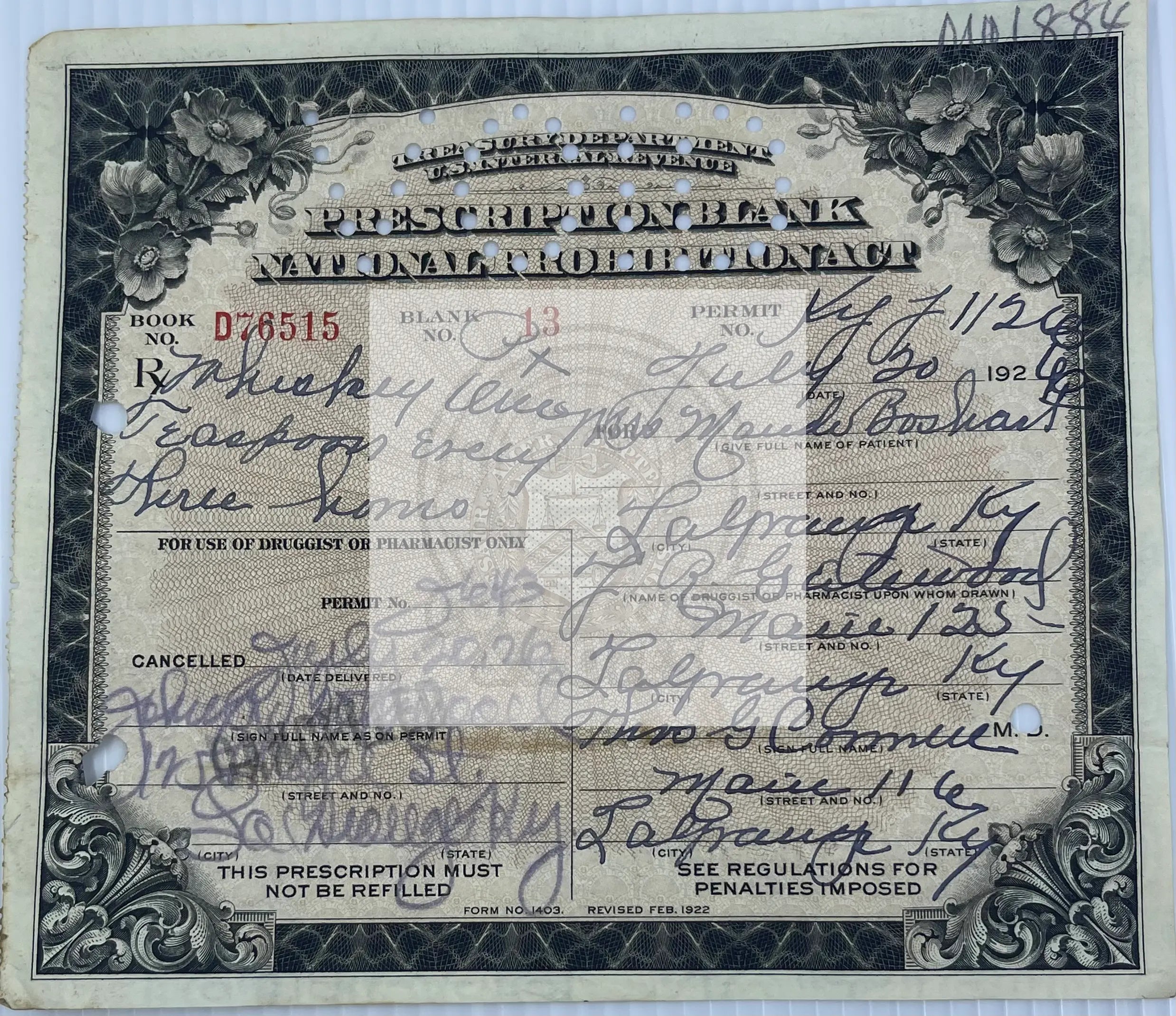 1934 5 Dollars City of Long Beach Scrip, Banknote Currency - Cool Coins & Notes