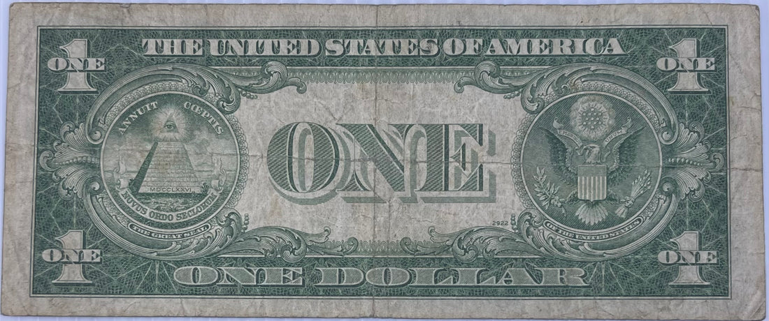 1935-A N. Africa $1 Silver Cert WW2 FR #2306 Used Banknote Currency - Cool Coins & Notes