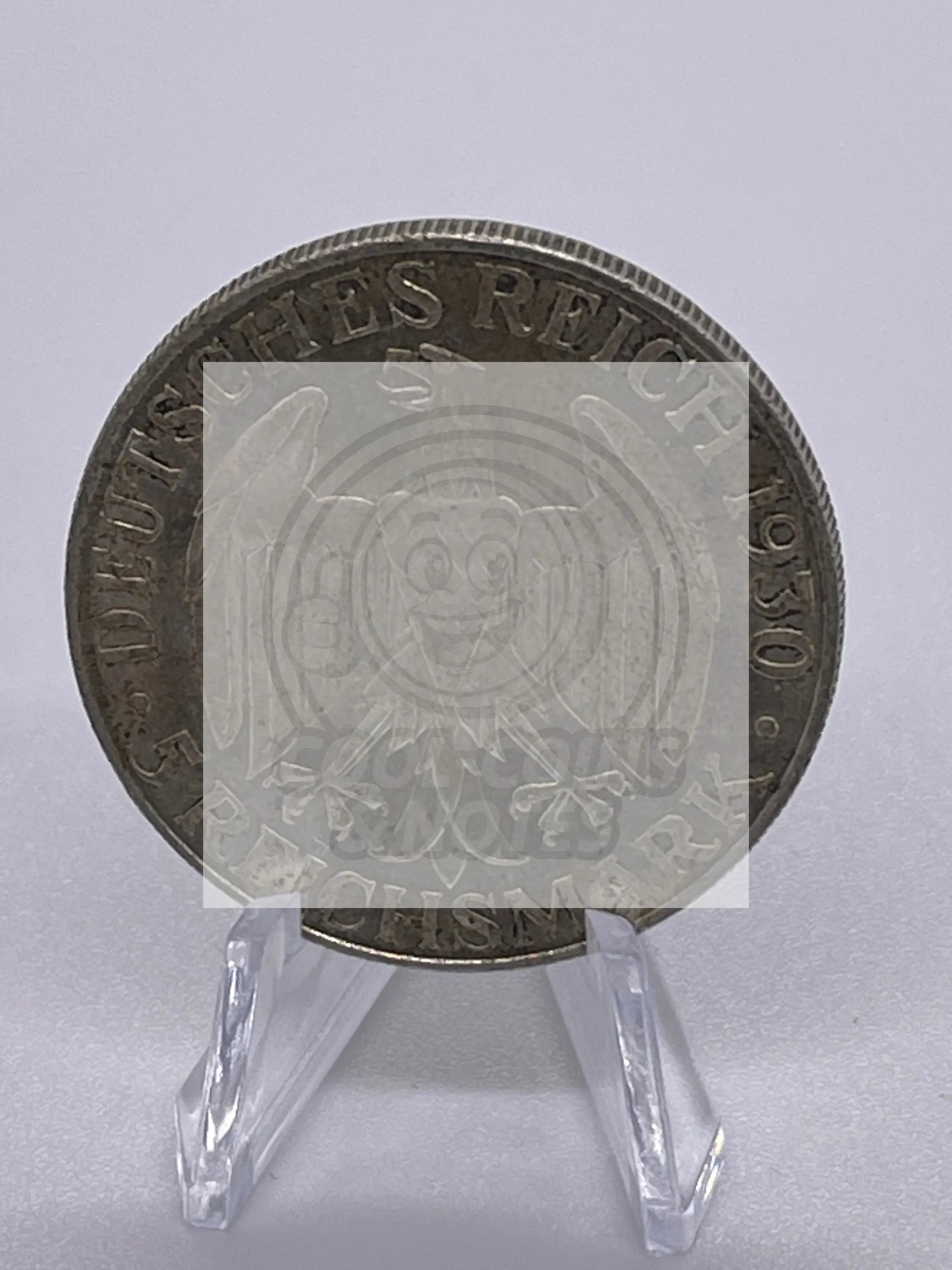 1939 E Germany 5 Marks Zepplin Rare Coin 30k Minted - Cool Coins & Notes