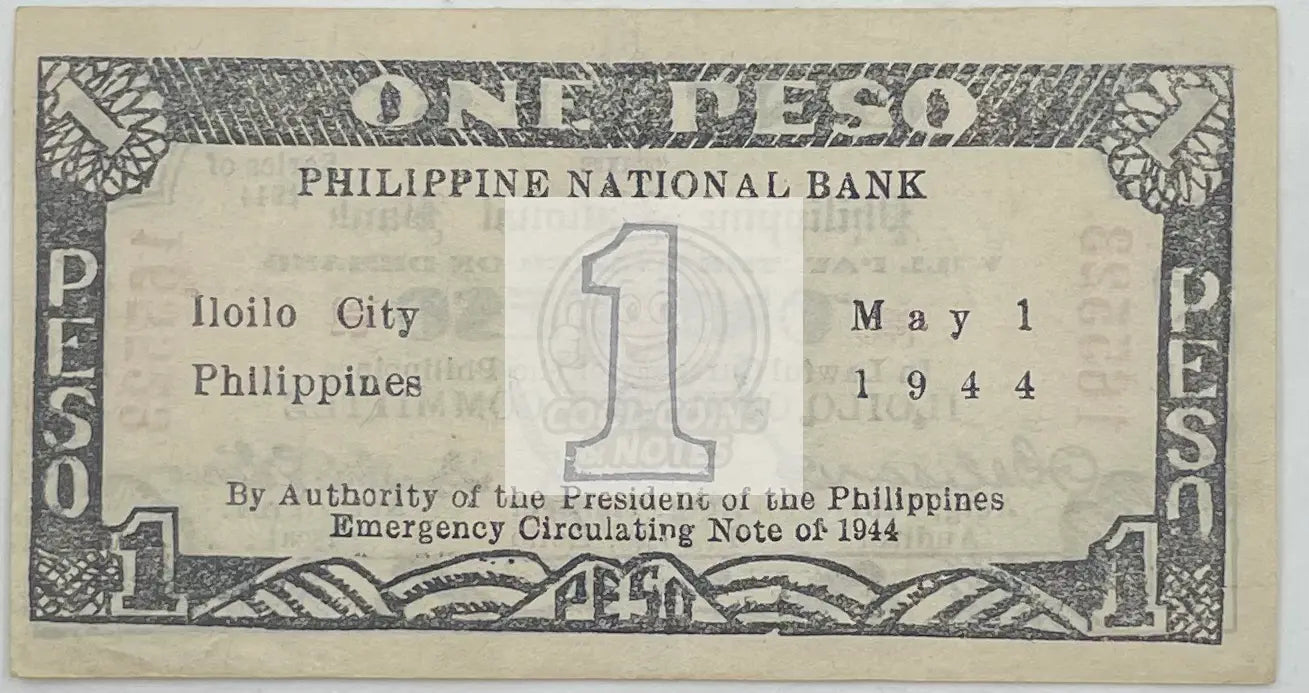 1944 Philippines  1 Peso  P-S339  Banknote - Cool Coins & Notes