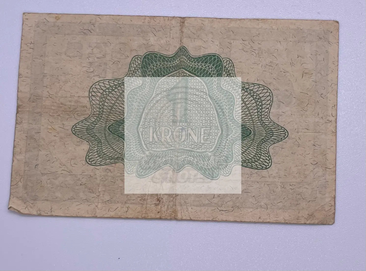 1945 Norway 1 Krone P-15a Banknote - Cool Coins & Notes