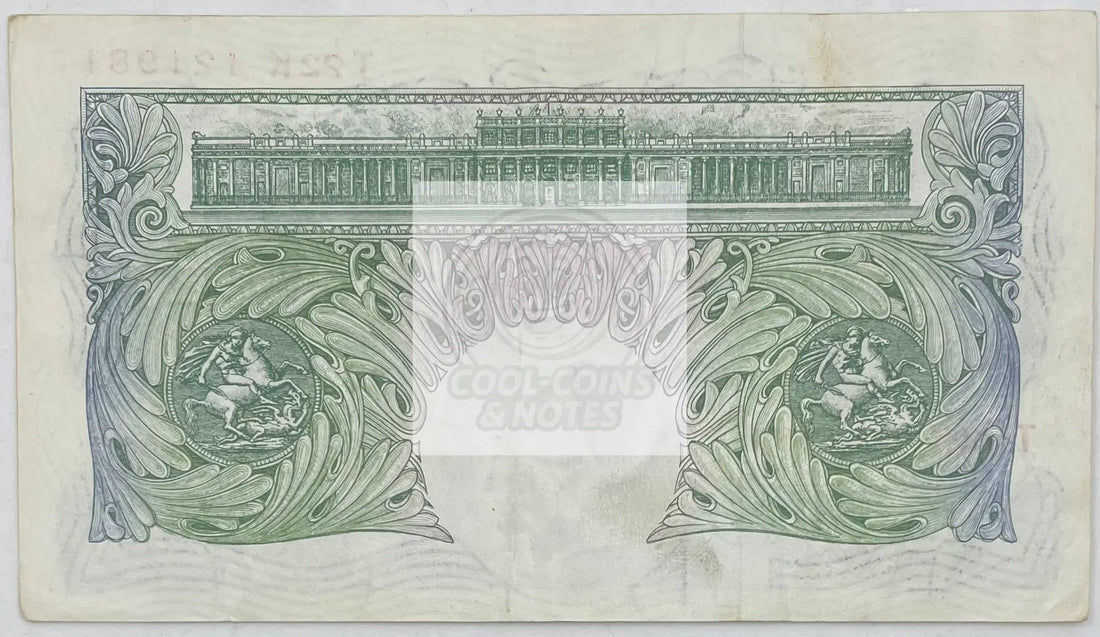 (1948-1960) ND Great Britain  1 Pound  P-369a World Banknote - Cool Coins & Notes