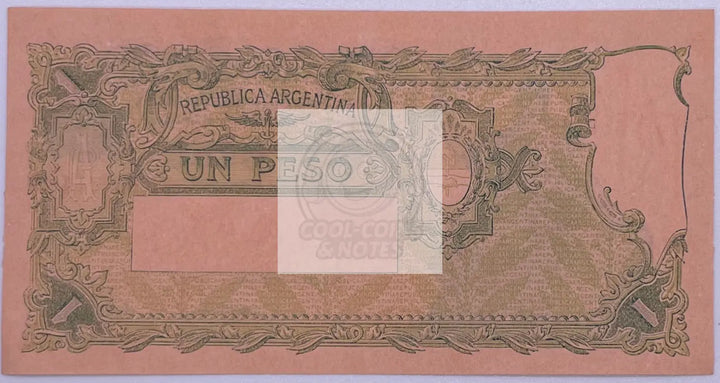 1951-1952 Argentina 1 Peso P-262a UNC Banknote - Cool Coins & Notes