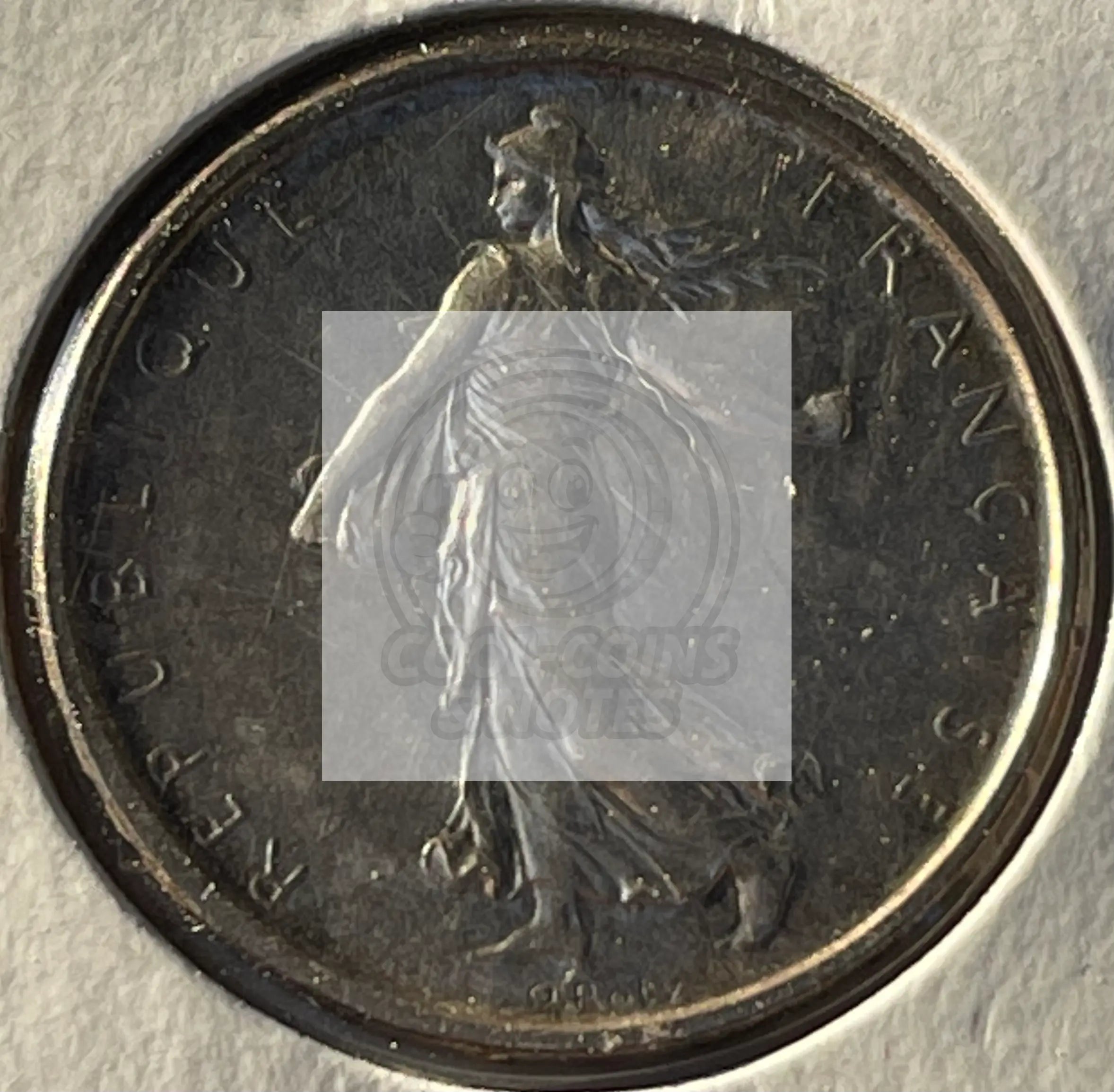 1961 FRANCE 5 FRANCS KM #926 SILVER COIN - Cool Coins & Notes