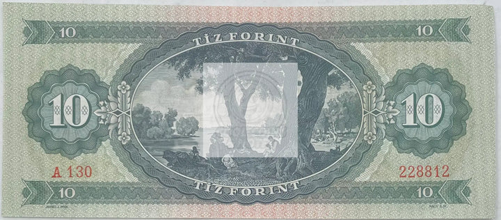 1962 Hungary 10 Forint P-168  World Banknote - Cool Coins & Notes