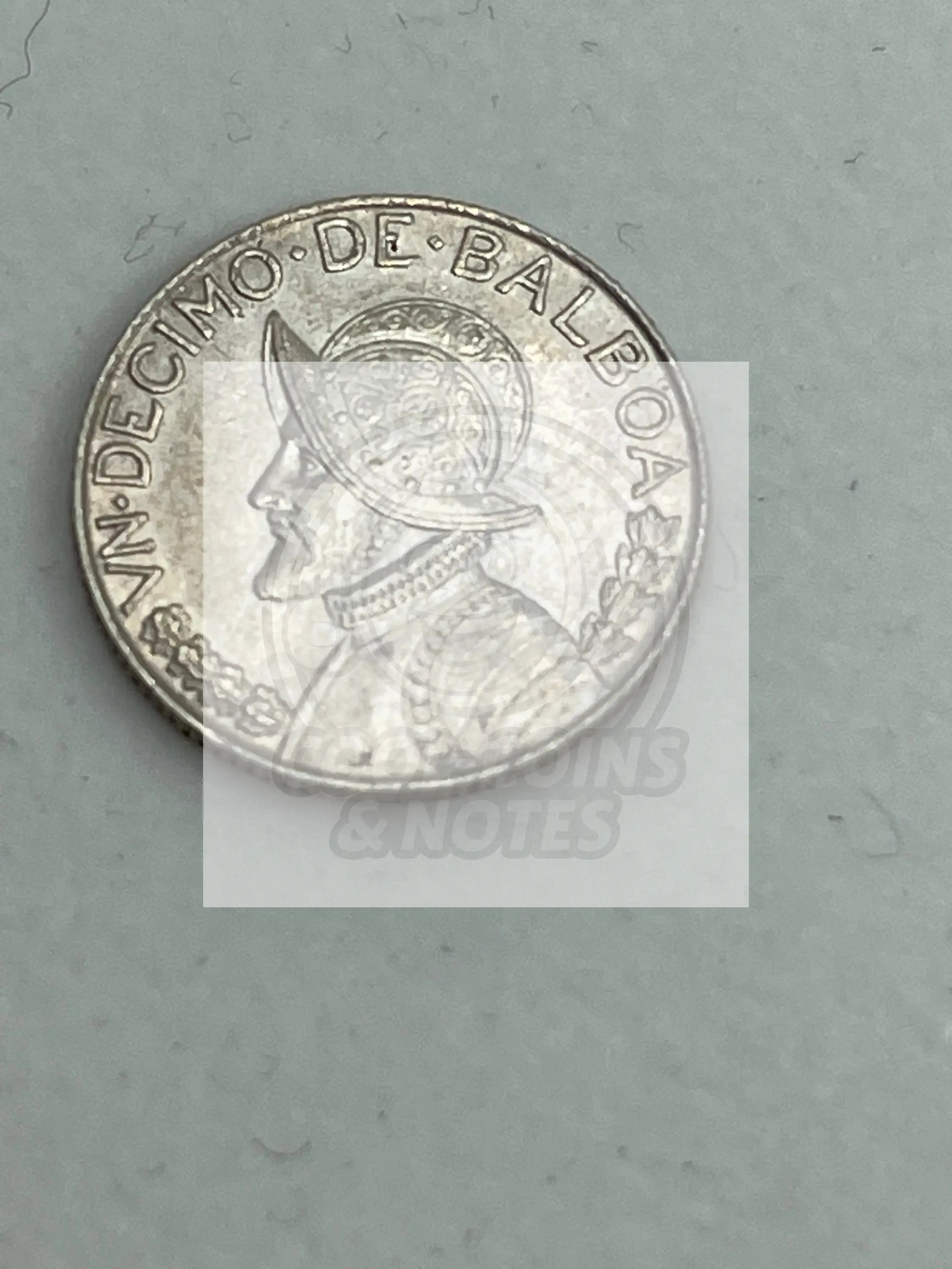 1962 Panama 1/4 Balboa Silver Coin KM#11.2 UNC - Cool Coins & Notes