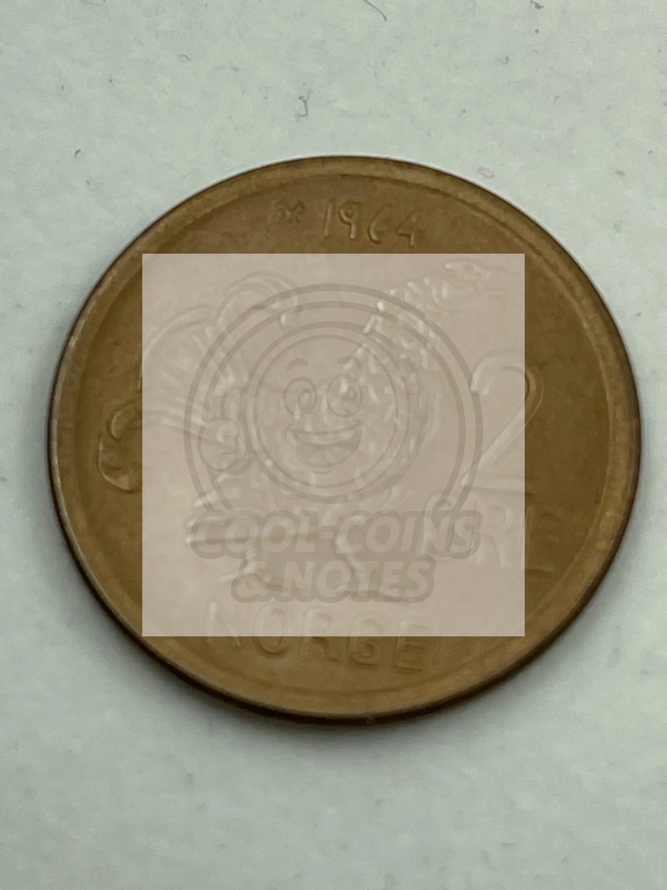 1964 2 Ore Coin Norway UNC - Cool Coins & Notes