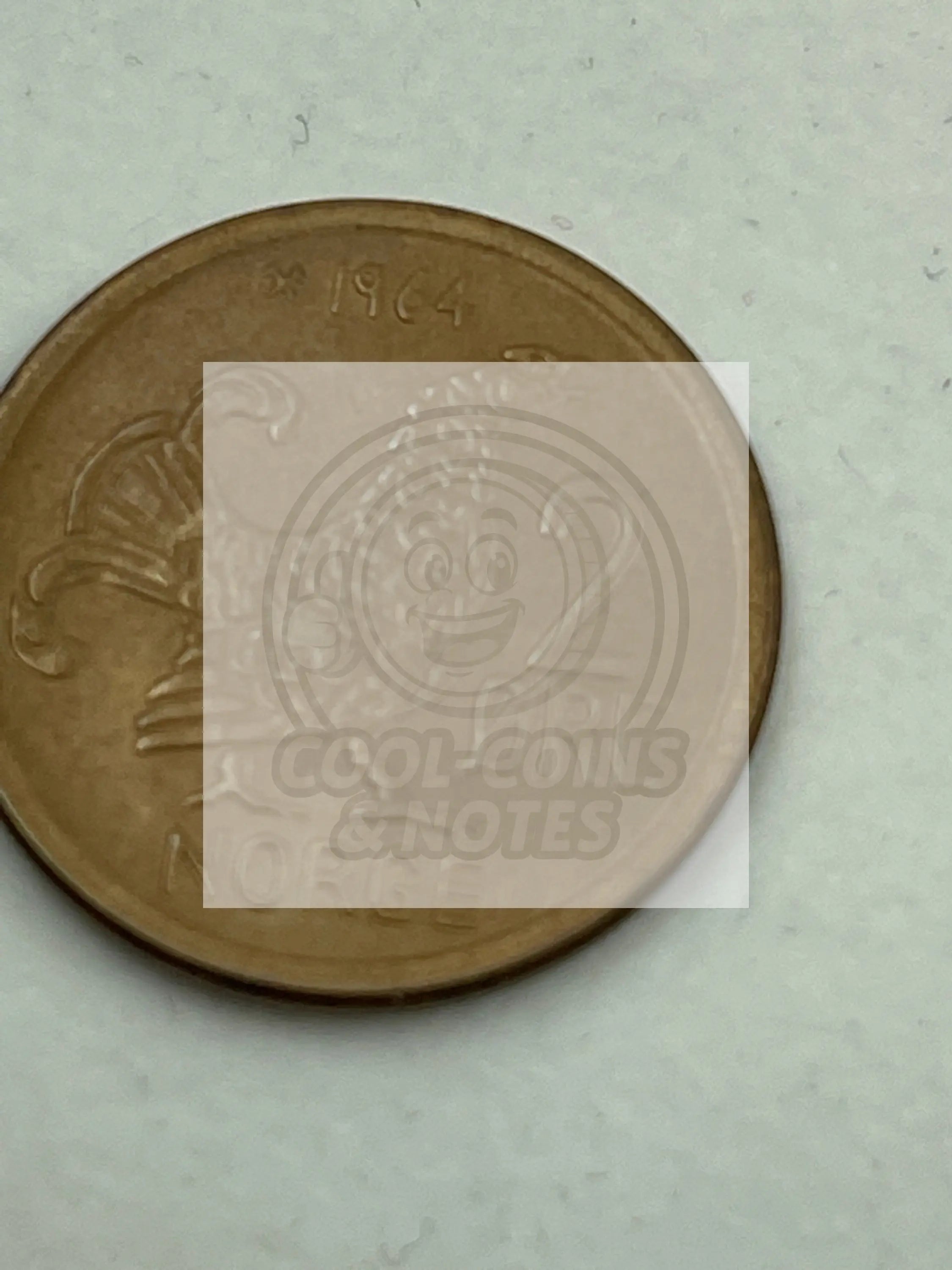 1964 2 Ore Coin Norway UNC - Cool Coins & Notes