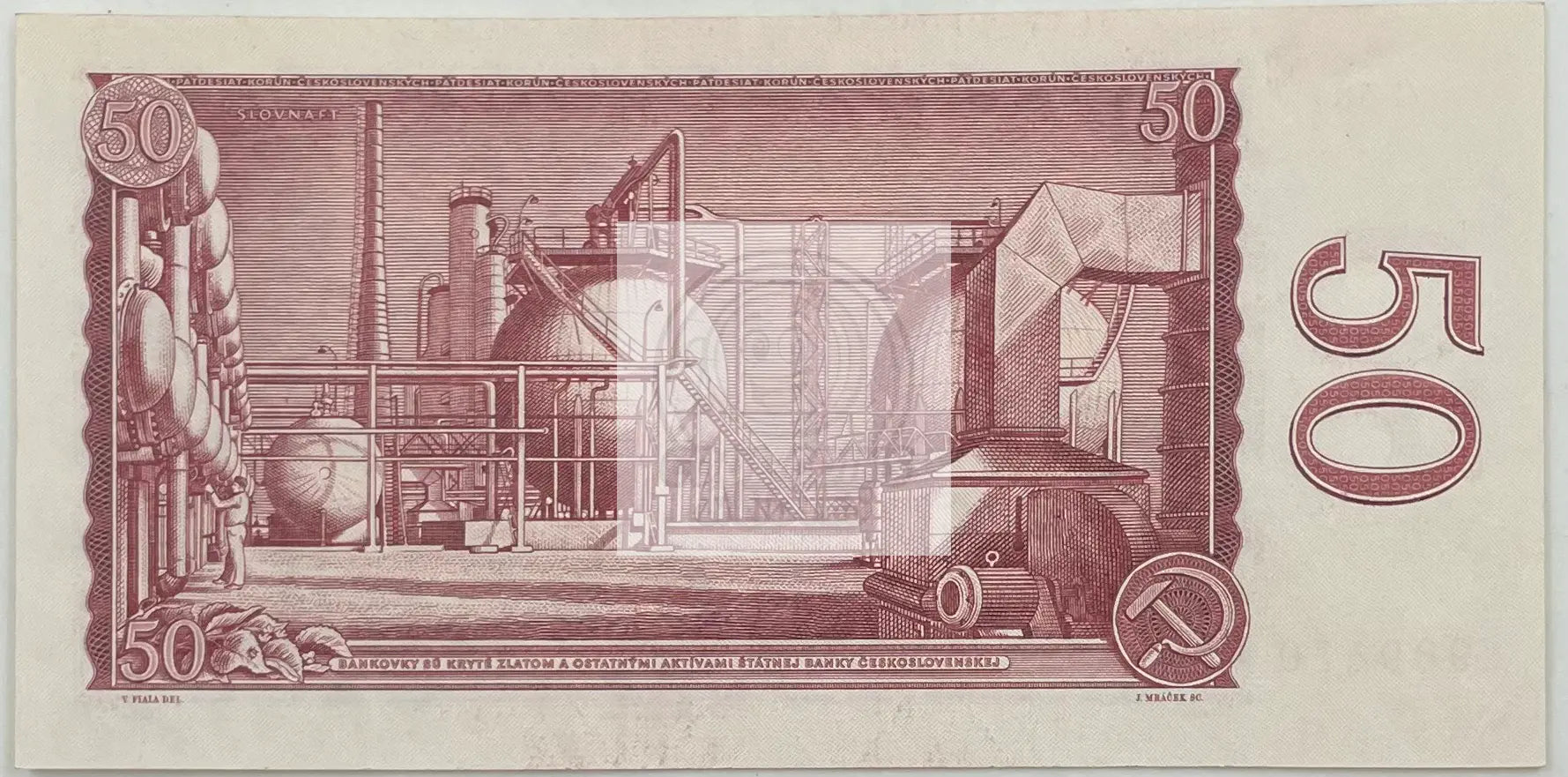 1964 Czechoslovakia 50 Korun  P-90  UNC Banknote - Cool Coins & Notes