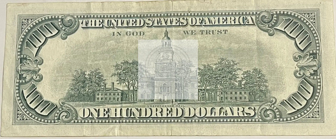 1966 $100 Red Seal United States Note Fr# 1550 AU - Cool Coins & Notes