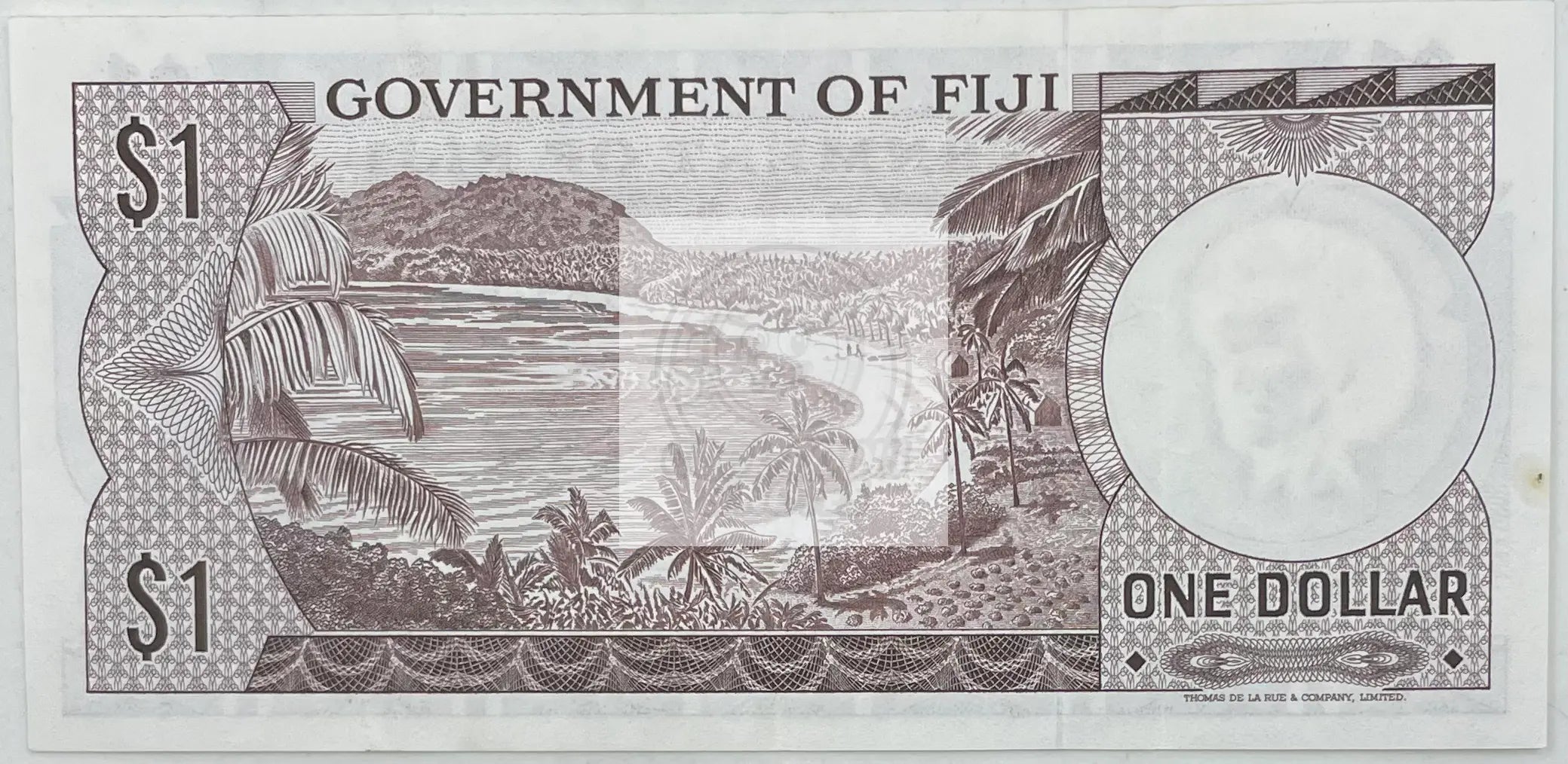 1969 ND Fiji $1 Dollar Government of Fiji QEII P-59, Used World Banknote - Cool Coins & Notes