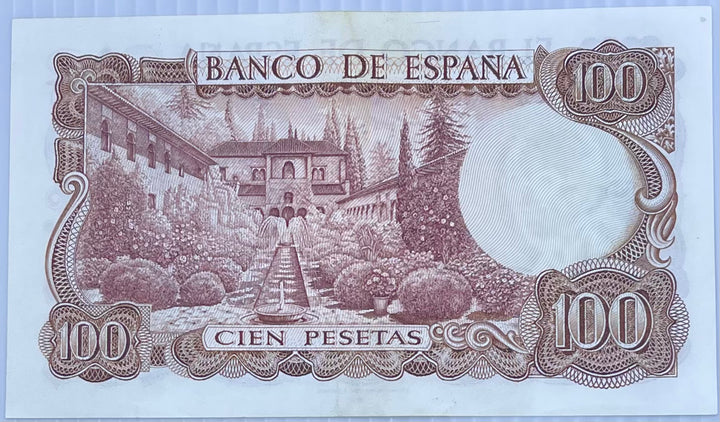 1970 Spain 100 Pesetas P-152 Used World Banknote - Cool Coins & Notes