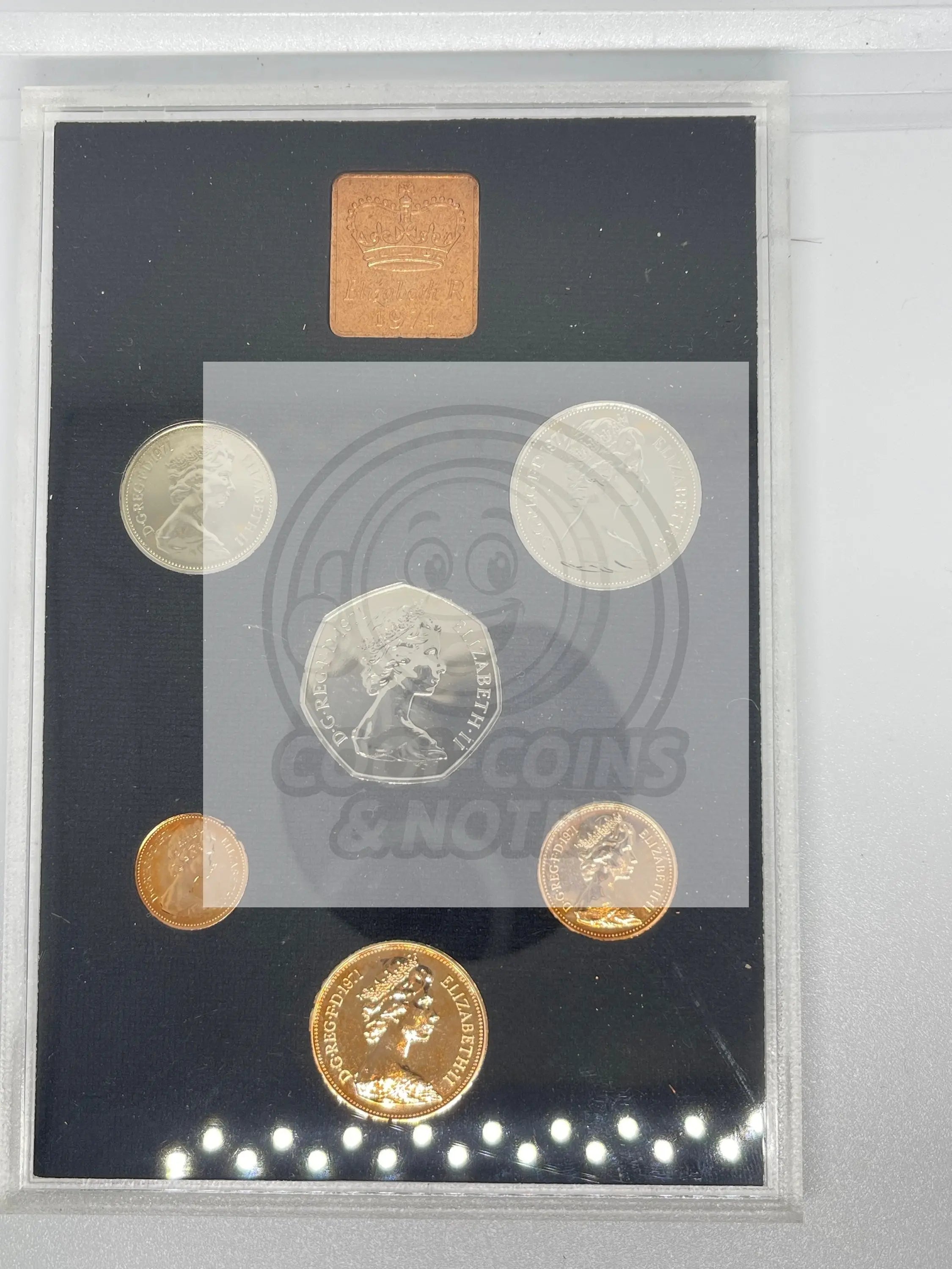 1971 Proof Set UK Coin Collection - Cool Coins & Notes