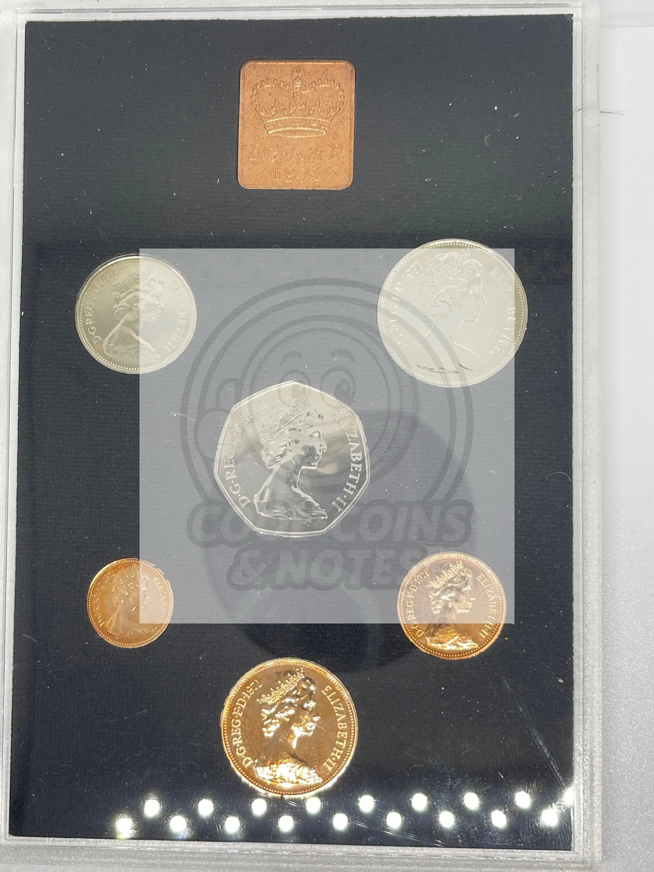 1971 Proof Set UK Coin Collection - Cool Coins & Notes