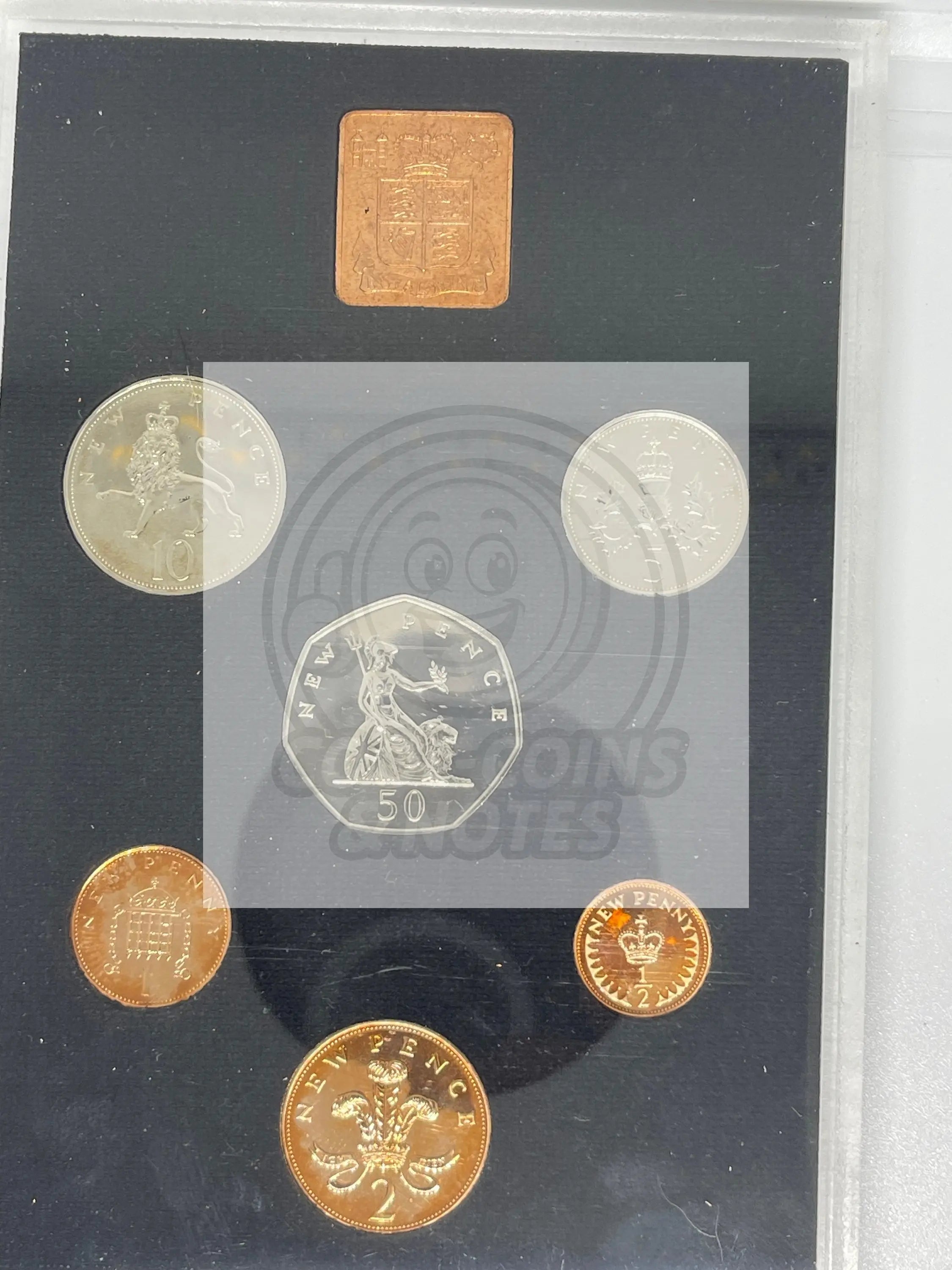 1971 Proof Set UK Coin Collection - Cool Coins & Notes