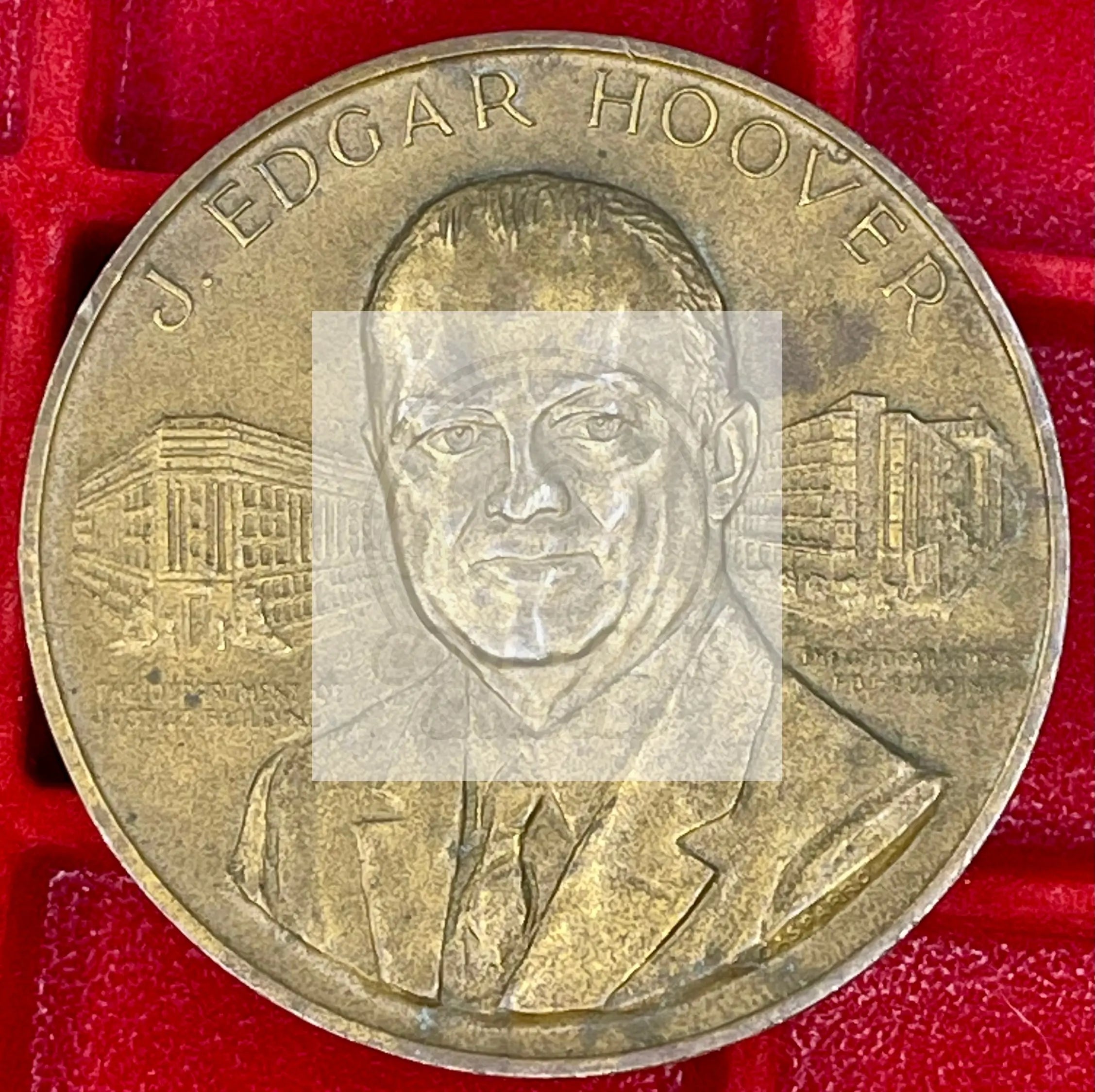 1972 J. Edgar Hoover FBI Bronze Medal  Medallic Art Co Coin Cool Coins & Notes 