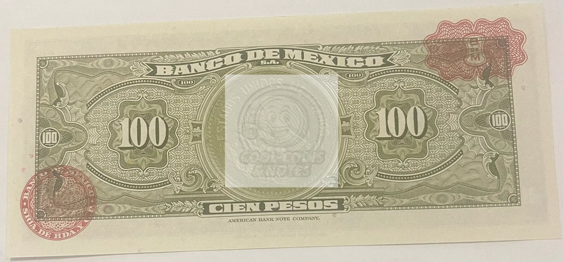 1973 Mexico 100 Pesos P-61i.11, UNC World Banknote - Cool Coins & Notes