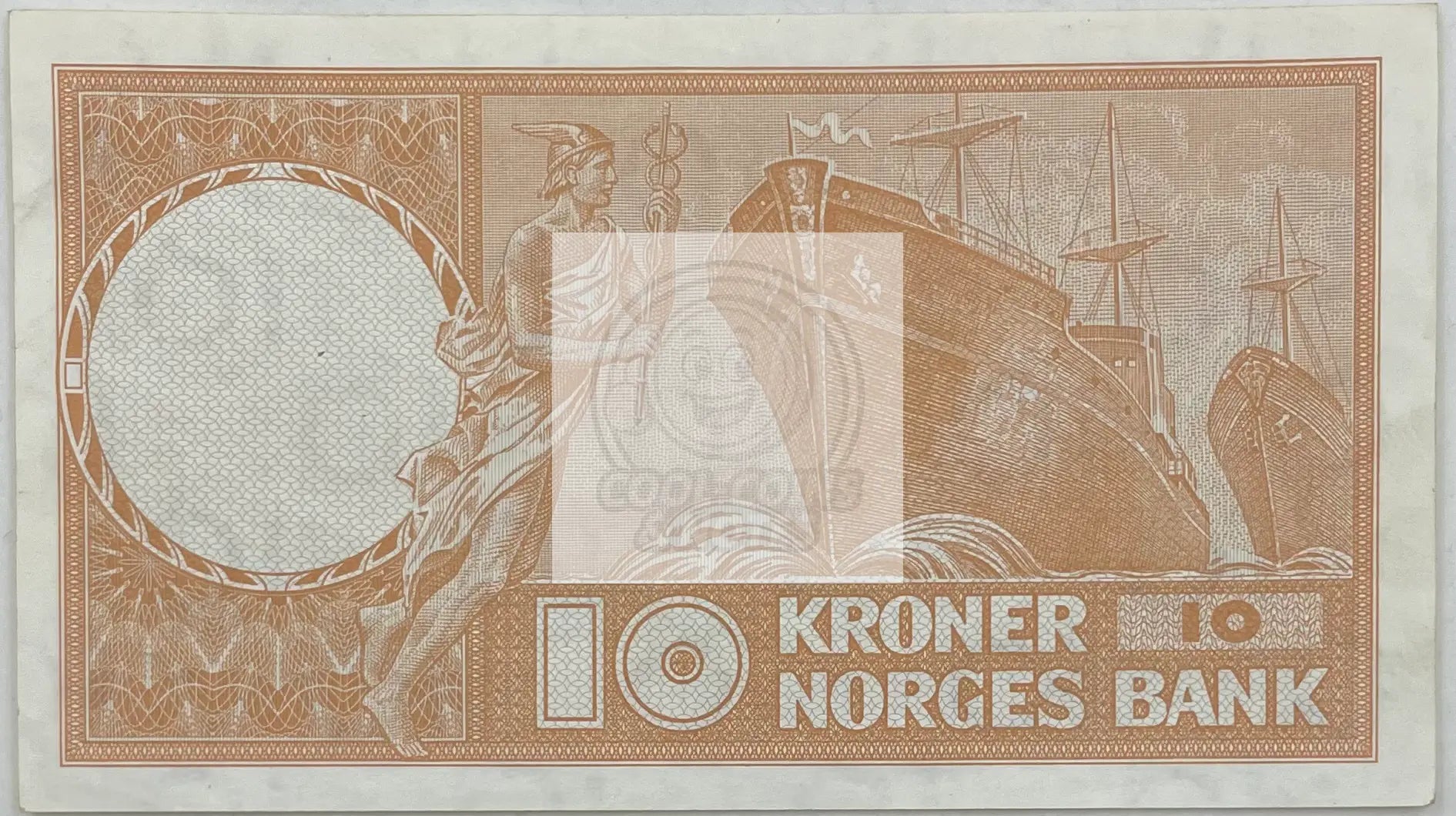 1973 Norway 10 Kroner P-31 AU, World Banknote - Cool Coins & Notes