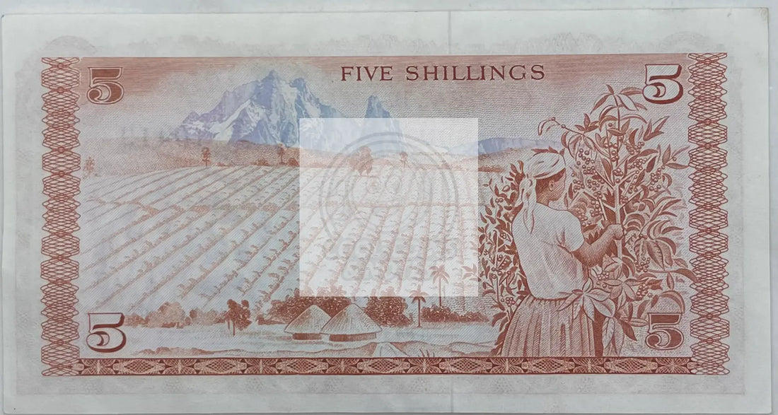 1975 Kenya 5 Shillings P-11b UNC World Banknote - Cool Coins & Notes