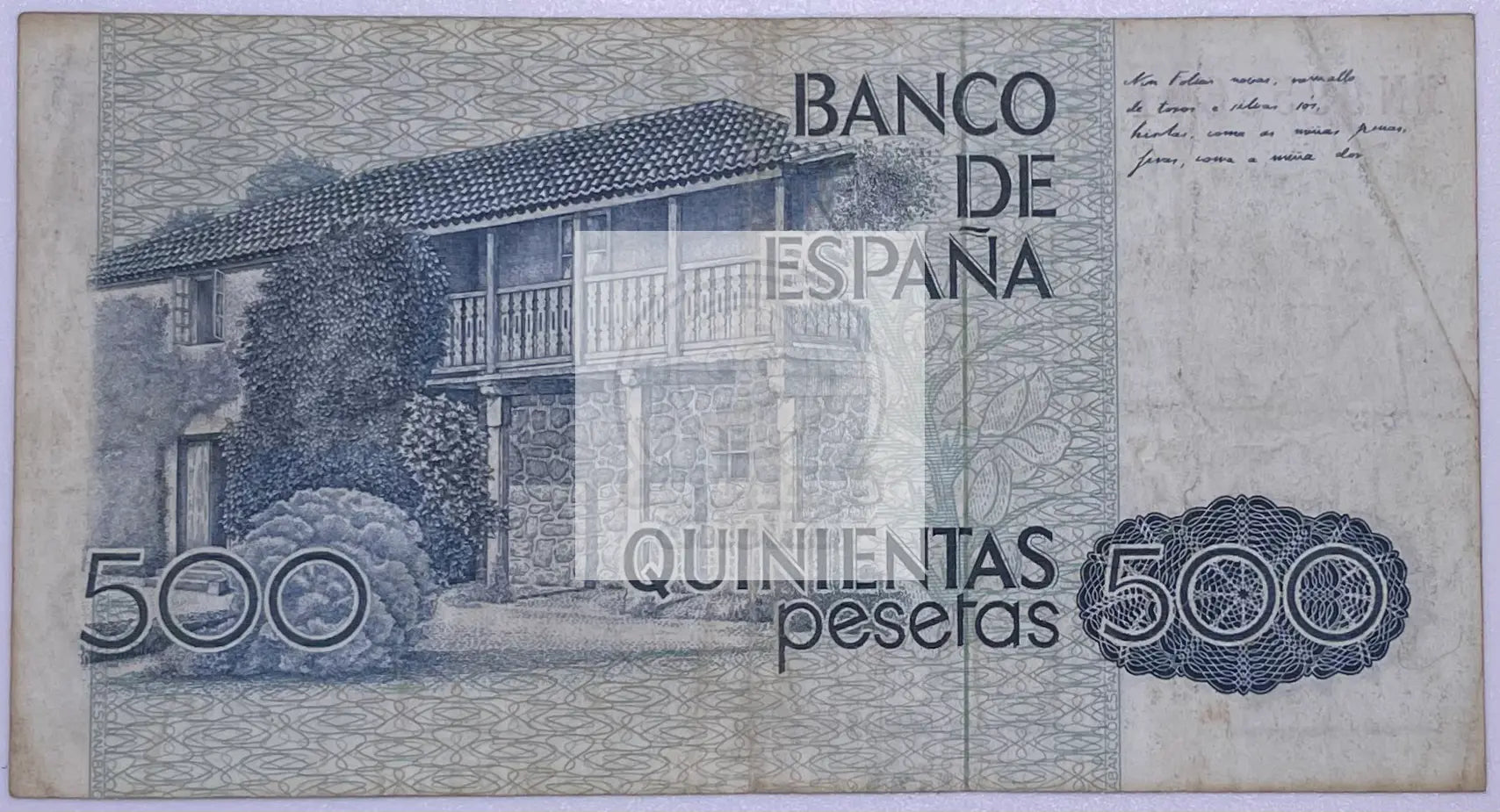 1979 Spain 500 Pesetas P-157, Used World Currency Banknote - Cool Coins & Notes