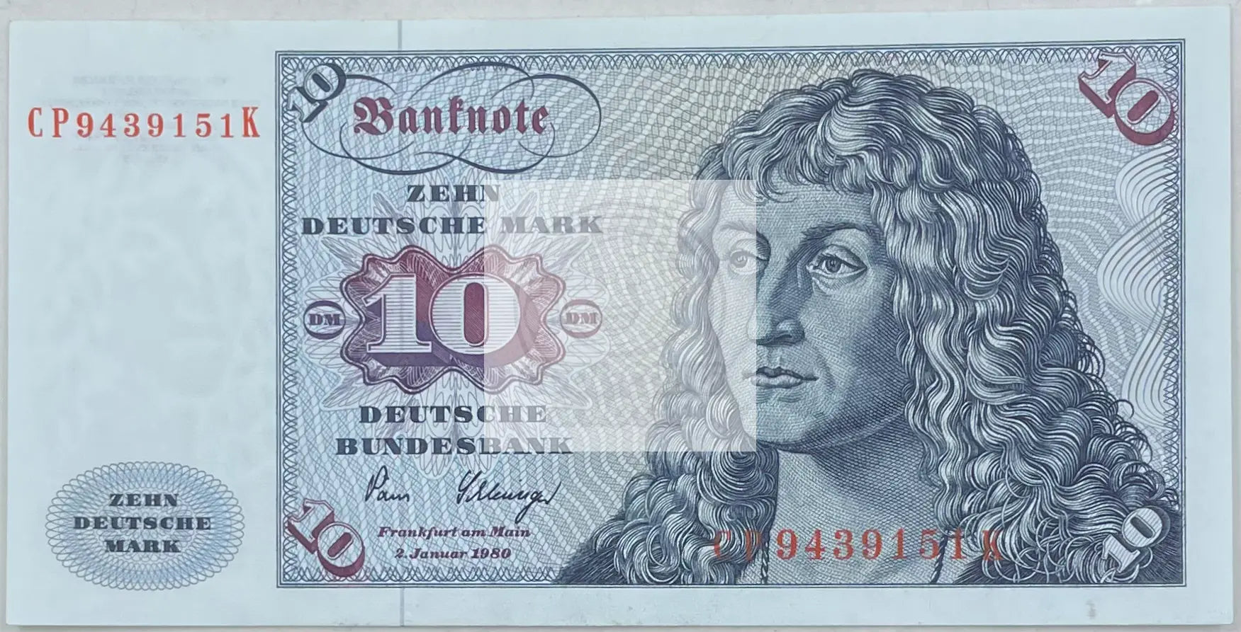 1980 Germany 10 Stamps AU World Banknote - Cool Coins & Notes