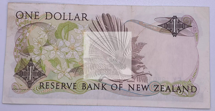 1981-1985 New Zealand $1 Dollar ND P-169 Banknote - Cool Coins & Notes