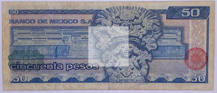 1981 Mexico 50 Pesos P-73 Banknote - Cool Coins & Notes