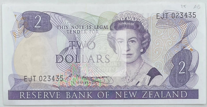 1981  New Zealand  $2 Dollars  P-170a  Banknote - Cool Coins & Notes