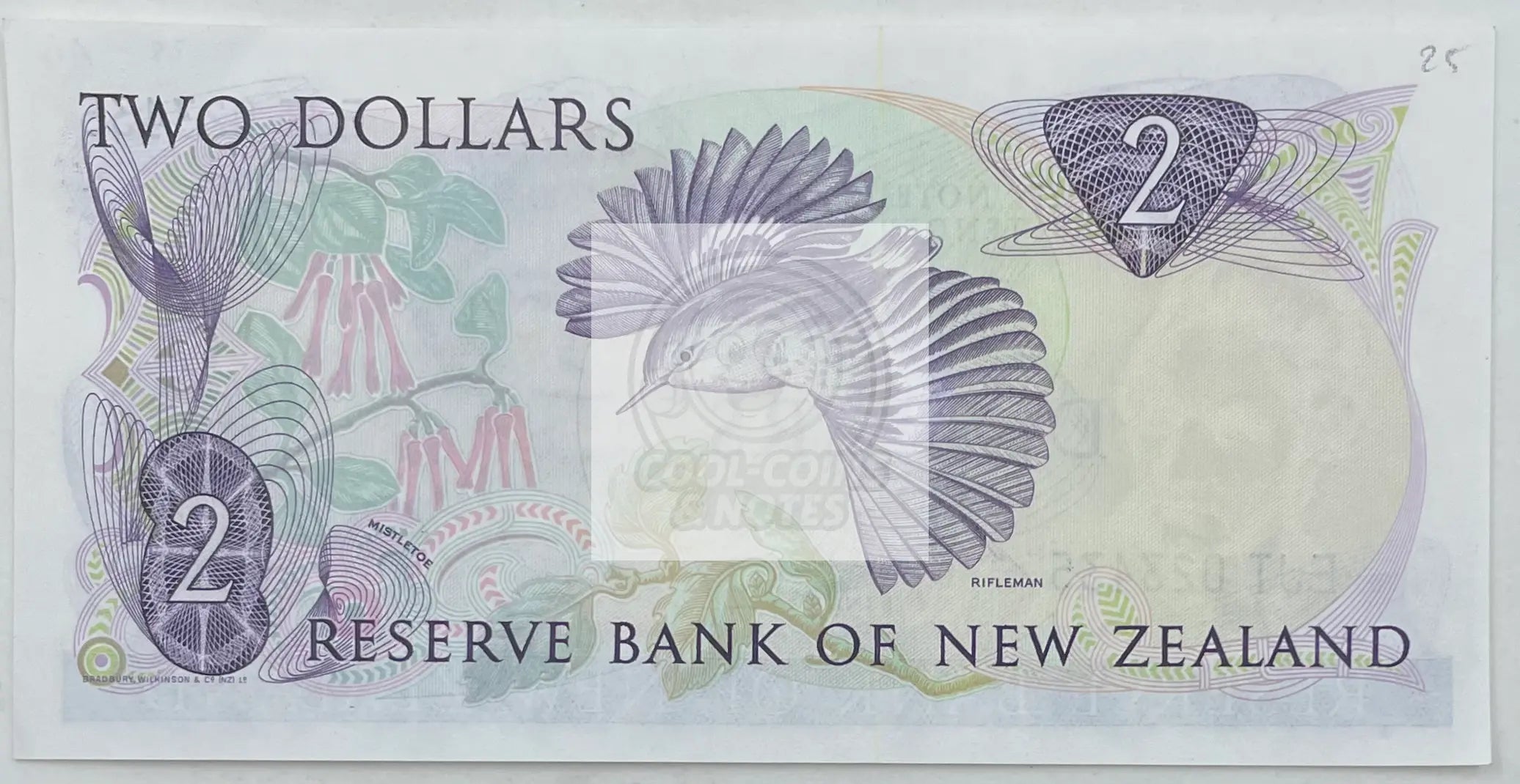 1981  New Zealand  $2 Dollars  P-170a  Banknote - Cool Coins & Notes