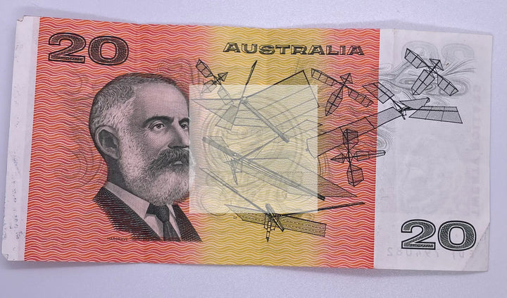 1985 Australia $20 Dollars P-46E Banknote - Cool Coins & Notes