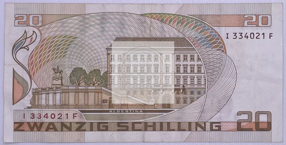 1985 Austria 20 Schilling P-148 Banknote - Cool Coins & Notes