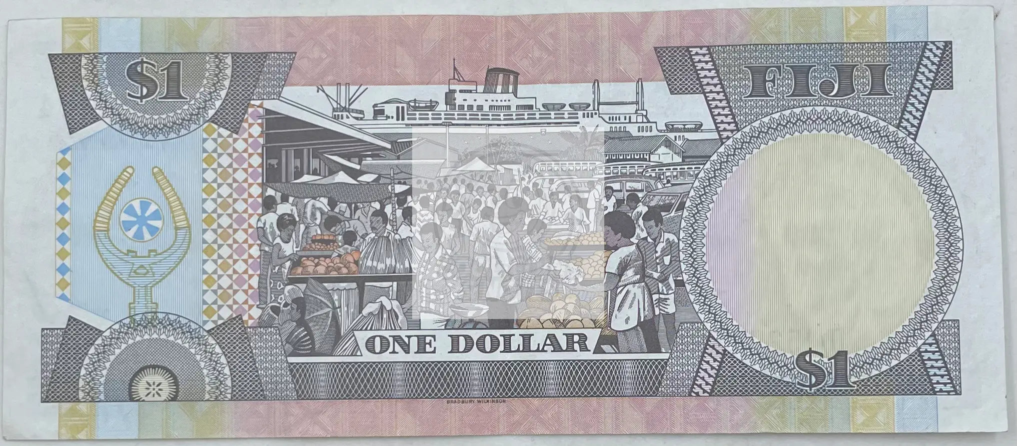 1987 Fiji $1 Dollar P-86 World Banknote - Cool Coins & Notes