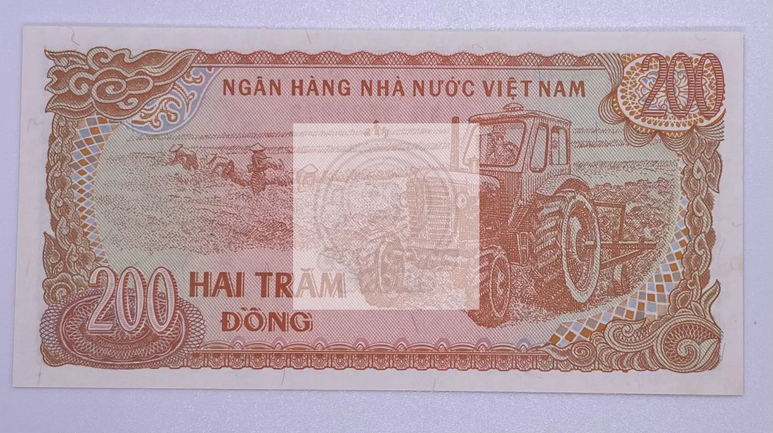 1987 Vietnam 200 Dong P-100c UNC Banknote - Cool Coins & Notes
