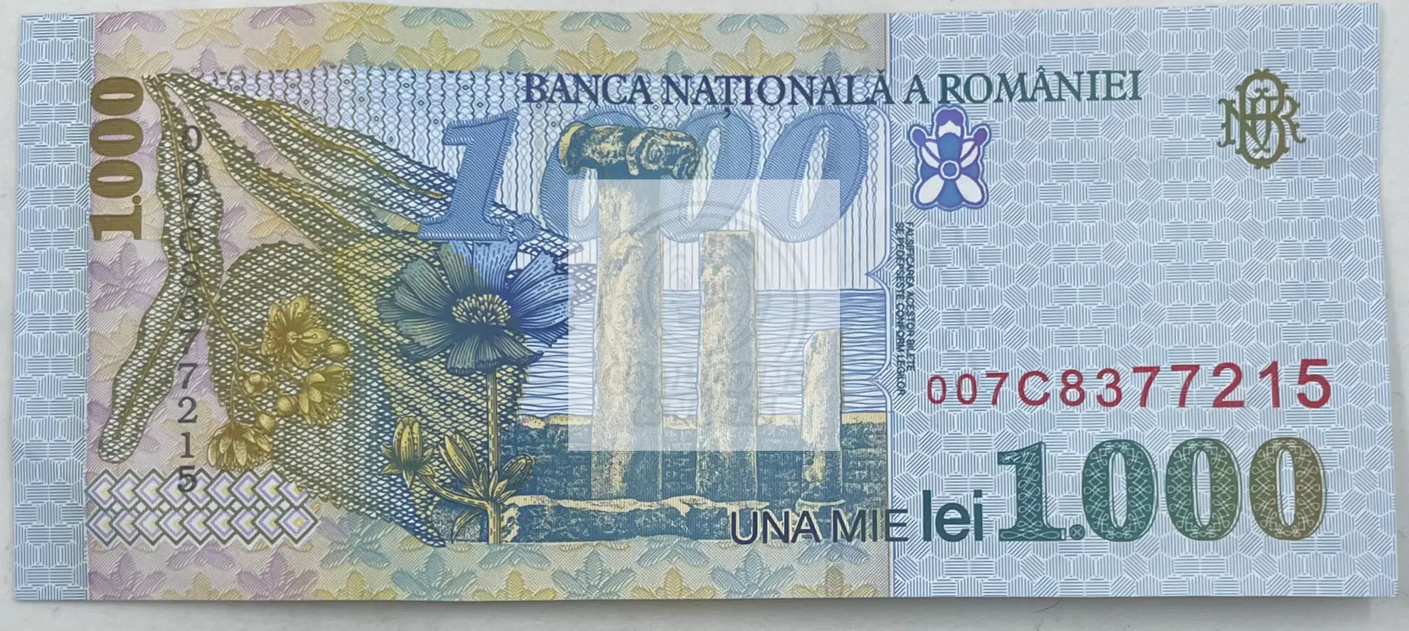 1988 Romania 1,000 Lei P-106, Used World Banknote - Cool Coins & Notes