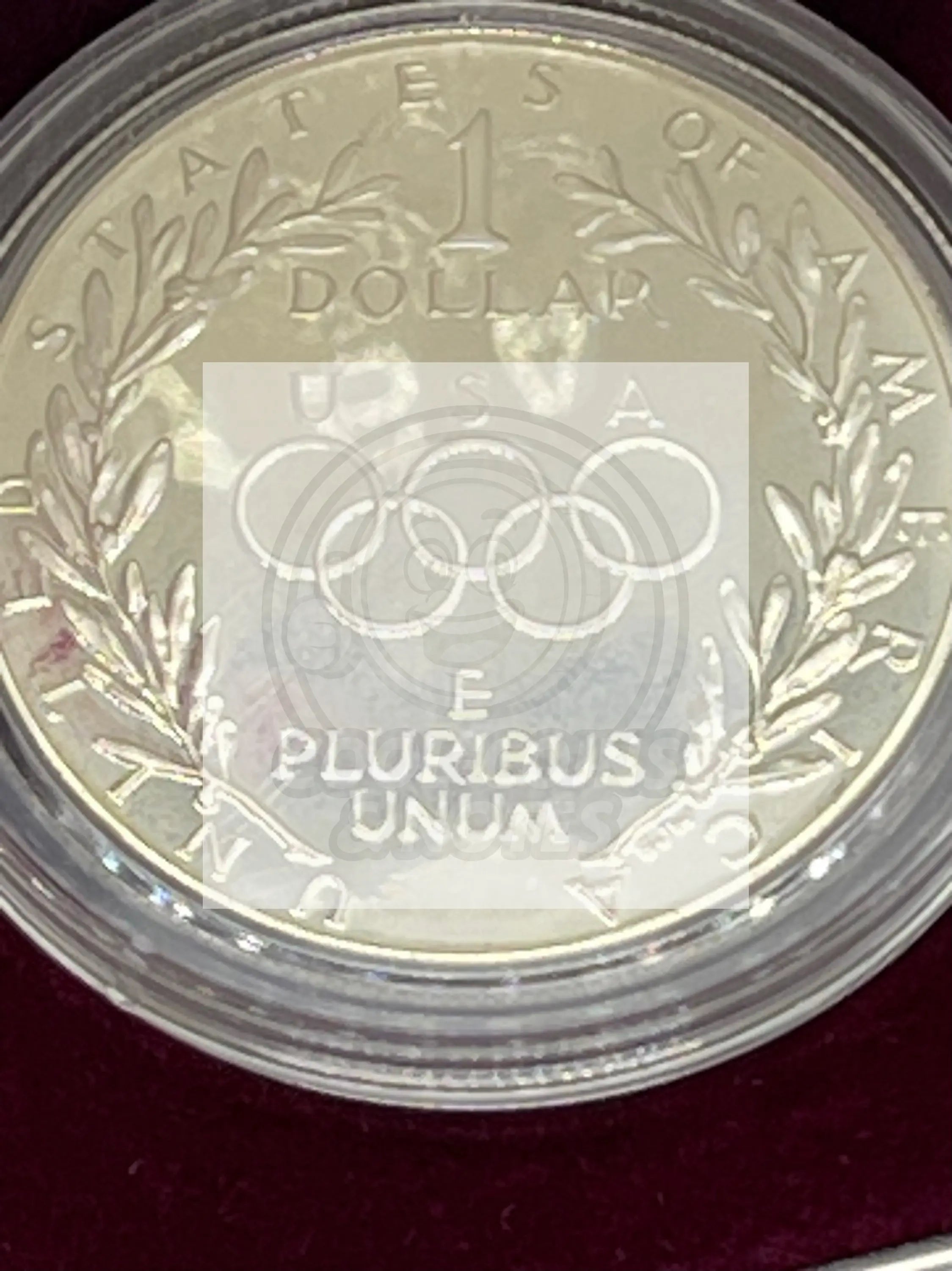 1988-S Seoul Olympiad - Proof Silver Dollar - Box & COA - Cool Coins & Notes