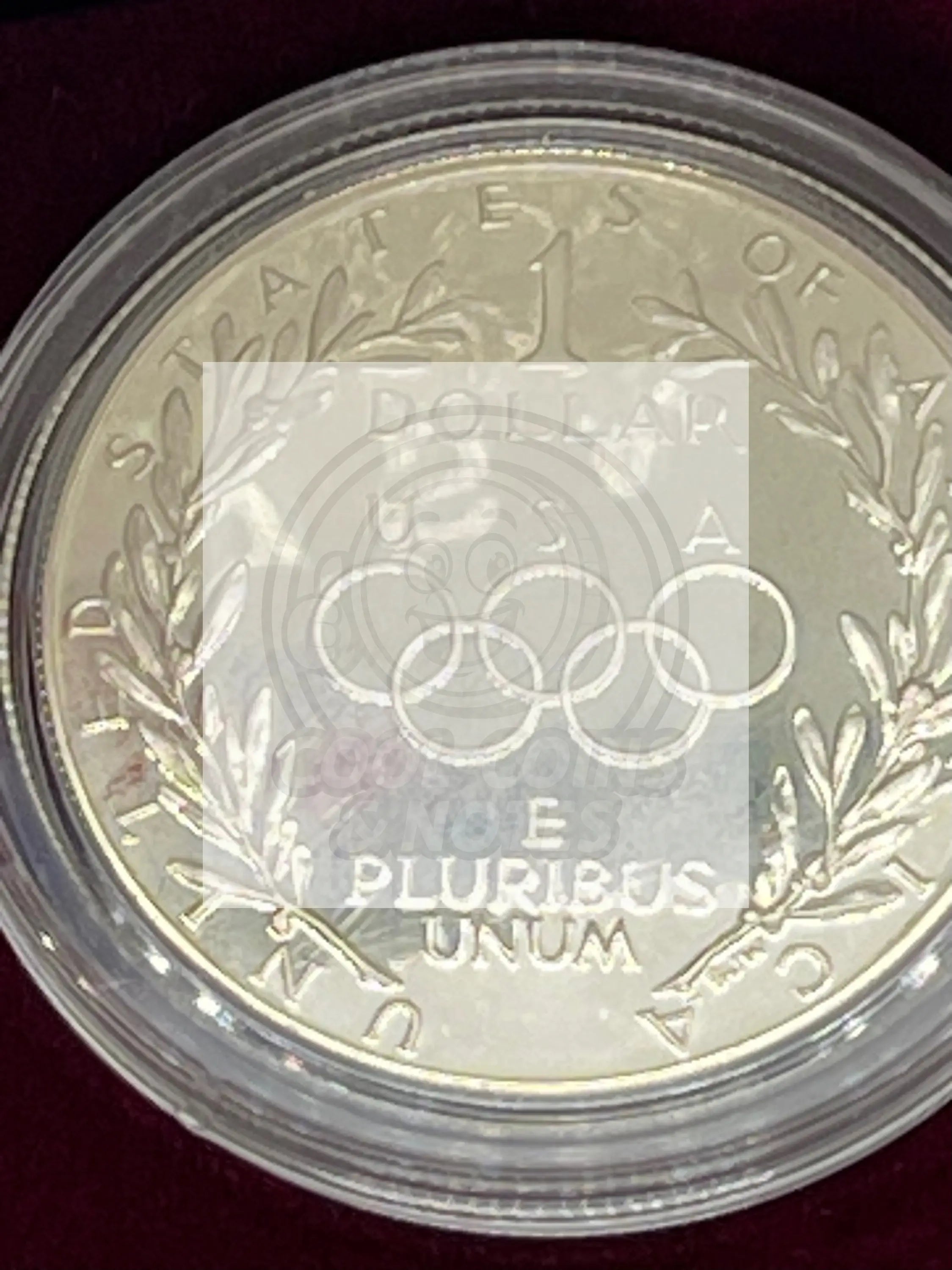 1988-S Seoul Olympiad - Proof Silver Dollar - Box & COA - Cool Coins & Notes