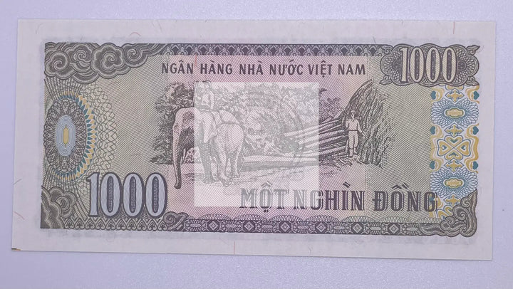 1988 Vietnam 1000 Dong P-106a UNC Banknote - Cool Coins & Notes