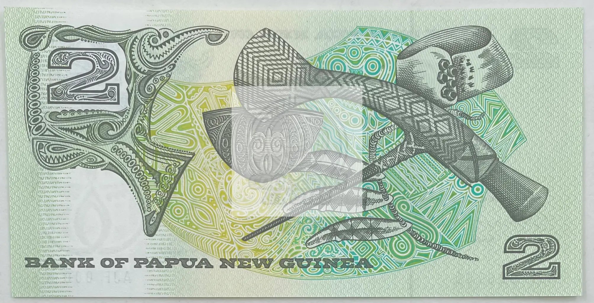 1989-1991 (ND) Papua New Guinea  2 Kina  P-5c  UNC Banknote - Cool Coins & Notes