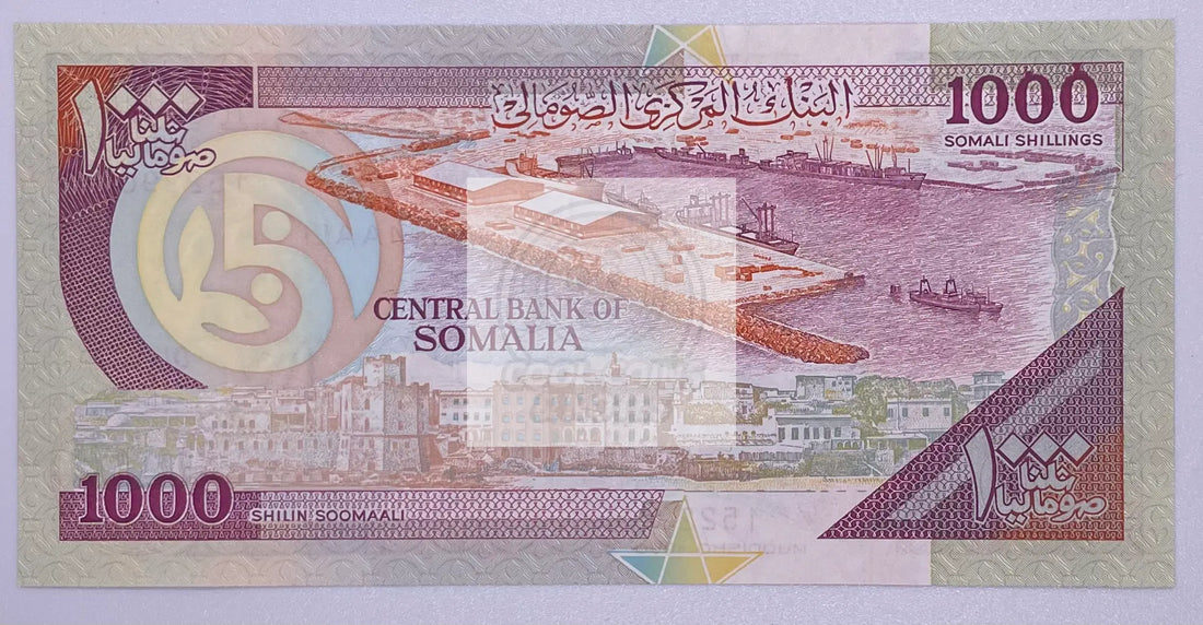 1990 Somalia 1000 Shillings P-10 UNC Banknote - Cool Coins & Notes