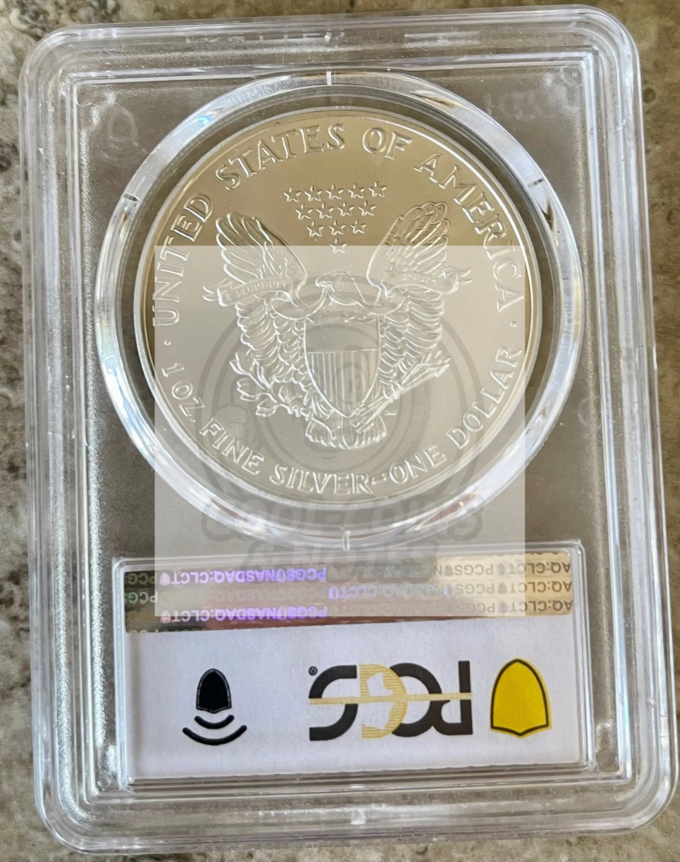 1992 $1 American Silver Eagle PCGS MS 69 - Cool Coins & Notes