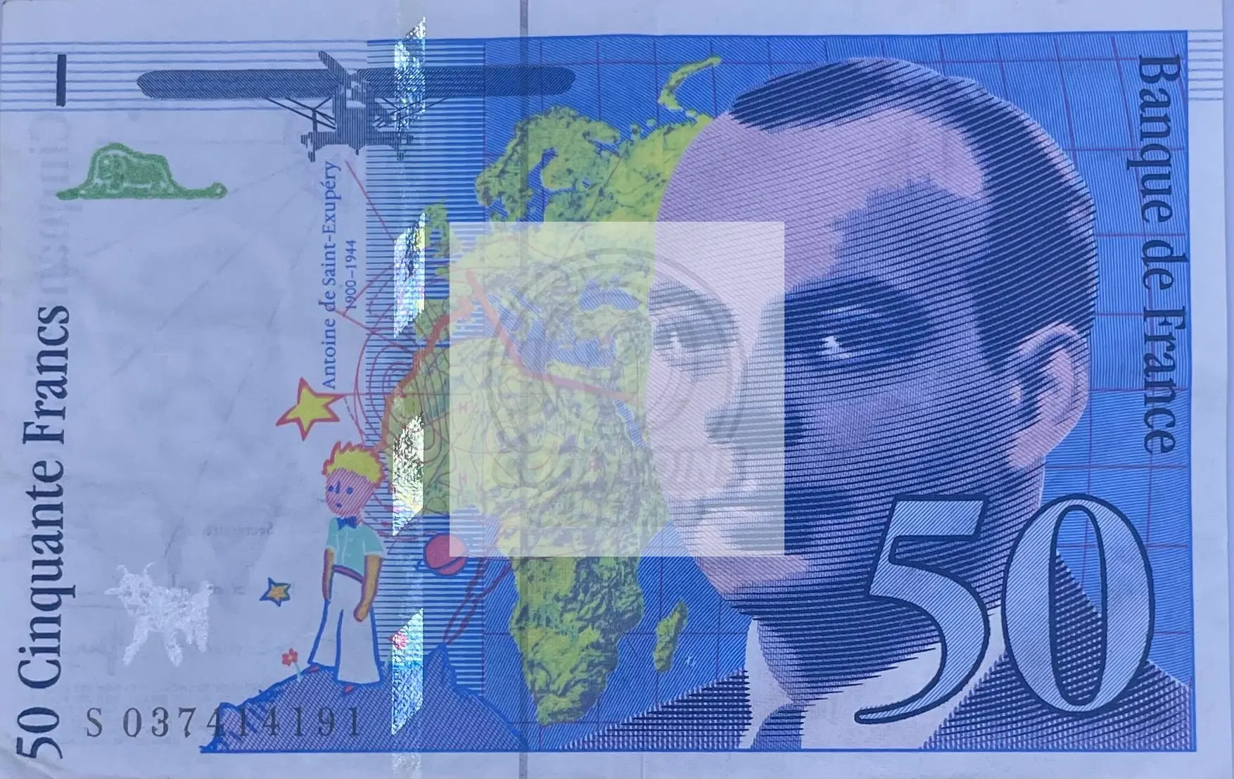 1997 France 50 Francs P-157 World Banknote Cool Coins & Notes 