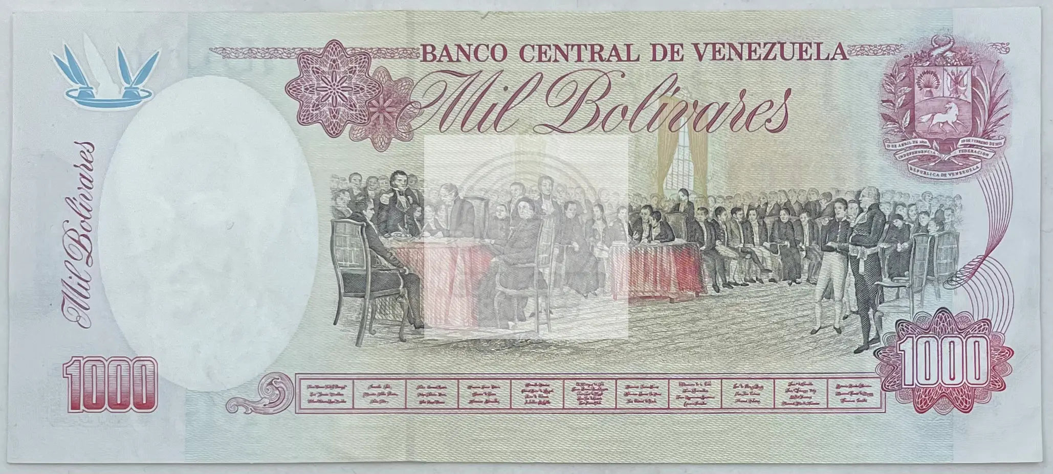 1998 Venezuela 1,000 Bolivares P-76c UNC World Banknote - Cool Coins & Notes
