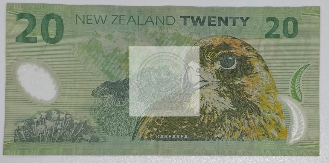 1999 New Zealand $20 Queen Polymer P-187a Banknote - Cool Coins & Notes