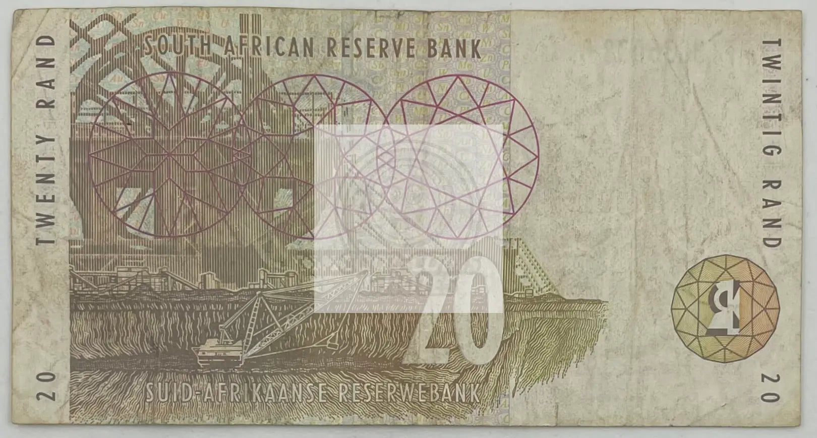 1999 South Africa 20 Rand P-124b Banknote - Cool Coins & Notes